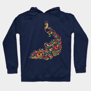Peacock Beauty Abstract Hoodie
